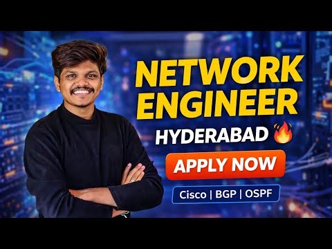 Network Engineer 🚨Hiring in Hyderabad | People Prime Worldwide | IT Jobs 2026 | Sadu Vamsi