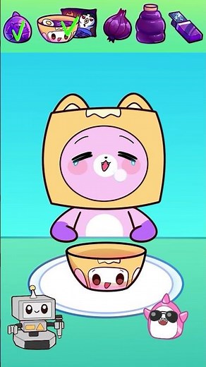 PURPLE ASMR MUKBANG!? 😍🤣 #shorts