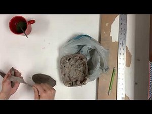 Scoring and slipping clay demonstration