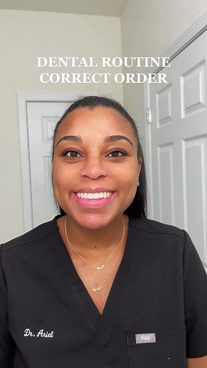 Correct Order for Dental Routine | Mouthwash, Floss, Brush, Tongue Scraper