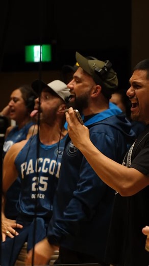 Pacific Connection Choir on Instagram: "A behind-the-scenes look at recording Ngā Uri o te Moana. Composed by Xavier Krause and Krystal Fetoa’i for our debut album Tethered by Tides 🌊 You can pre-save the album via the link in our bio, with a short preview of each track available Tethered by Tides releases this Saturday, 20 December #tetheredbytides #pacific #connection #choir"