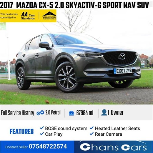 2017 Mazda CX-5 2.0 SKYACTIV-G Sport Nav SUV