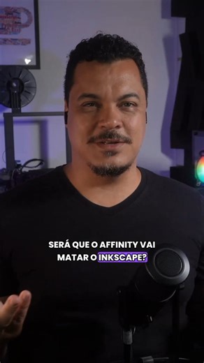 Será que o Affinity vai matar o Inkscape? Esse corte foi retirado do Diocast EP. : A alfinetada da Affinity que pode MUDAR O JOGO O episódio completo está disponível nas principais plataformas de podcast e em vídeo no YouTube 🤓 #affinity #inkscape #tech #podcast | Diolinux