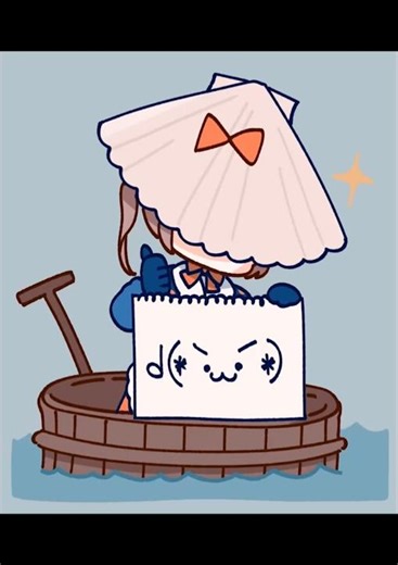 アクおど作者がホタテさん描いてみた #アクアリウムは踊らない #イラスト