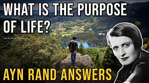 What is the purpose of life? Ayn Rand answers. Join us for the premiere of the full interview on Feb 2nd: https://hubs.la/Q033Nf640 | Ayn Rand Institute