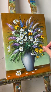 1.1M views · 13K reactions | Flower Painting | Painting Skills | Facebook