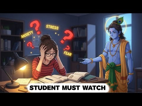 “Exam का डर कैसे खत्म करें? | कृष्णा की 3 स्टेप तकनीक | Students Must Watch | जय श्री कृष्णा”