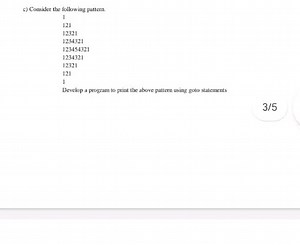 c) Consider the following pattern.1121123211234321123454321123... | Filo