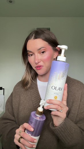 Why did it take me this long to realize I could be using Retinol on my body too?! @Olay Skin Care #olaypartner #ad #bodycareroutine
