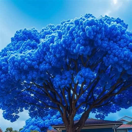 ### 🌳💜 Breathtaking Blue Jacaranda Tree 💜🌳 A true showstopper in any landscape, the **Blue Jacaranda Tree** stuns with its cloud-like clusters of vivid lavender-blue blossoms. These dense, velvety blooms form a dramatic canopy that transforms gardens and streets into breathtaking scenes of color and serenity. 🌸✨ #### 🌿 **Care Guide:** * **Light:** Full sun ☀️ * **Water:** Keep soil evenly moist but not soggy 💧 * **Soil:** Rich, well-draining, and nutrient-filled 🌱 * **Temperature:** 60–8