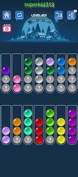 Level 602 Ball Sort Puzzle (Relaxing Sound)