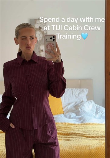 A DITL of week two of TUI cabin crew training!!🛫🩵🪽 it’s taken TWO WEEKS for me to crack and have an energy drink, I am committed to this process🥲 Getting super nervous for the first exam, but still pinching myself that this is real life. Imposter syndrome is HUGE and I think I’ll feel more deserving once I get my exam out the way🫶🏻 One day closer !!! 💕💕💕Disclaimer: I am just a girly living her dream in training, I can’t speak on behalf of any airline & I am not crew until I get my wings