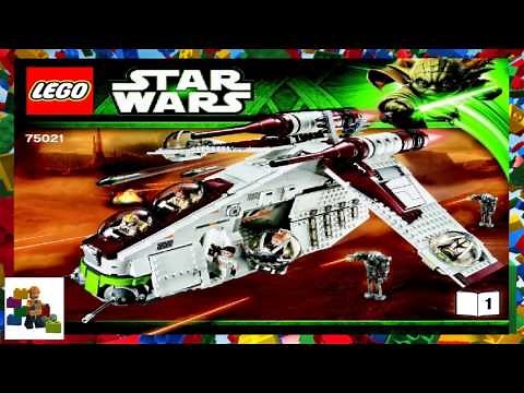 LEGO instructions - Star Wars - 75021 - Republic Gunship (Book 1)