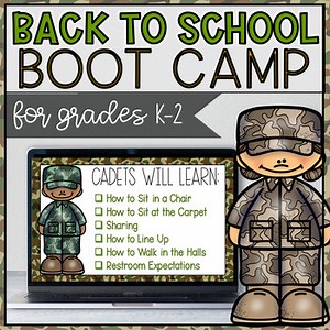 Back to School Boot Camp | Kindergarten Skills Procedures Boot Camp