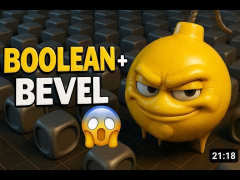 BLENDER W 2025 TO PATOLOGIA 😤 BEVEL + BOOLEAN w Blenderze 4.5 #12