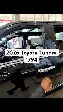 2026 Toyota Tundra 1794 | Midnight Black
