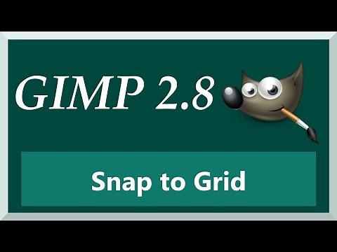 Grid Settings & Snap to Grid Pixel Perfect Select | GIMP 2.8 Tutorial for Beginners