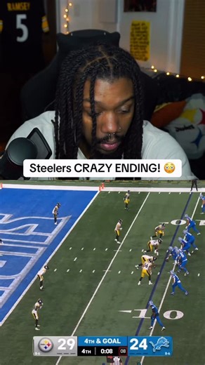 Pk on Instagram: "Steelers vs Lions CONTROVERSIAL ENDING! #football #pittsburghsteelers #steelers #pittsburgh #pkdelay"