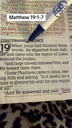 Understanding Jesus' Teachings on Marriage in Matthew 19