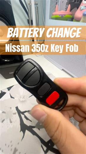 Nissan 350z Key fob Battery Replacement #automobile