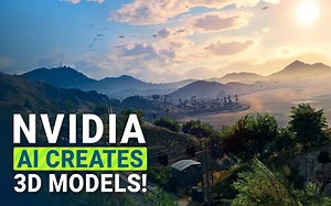 英伟达的新 AI 生成 3D 模型！_哔哩哔哩_bilibili