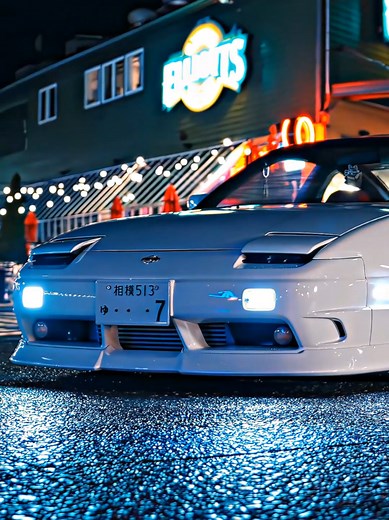 Explore the 4K Beauty of the Nissan 180SX