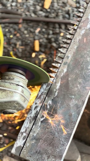 Blade Sharpening 🔥 | Satisfying Sparks #forgedbyhand