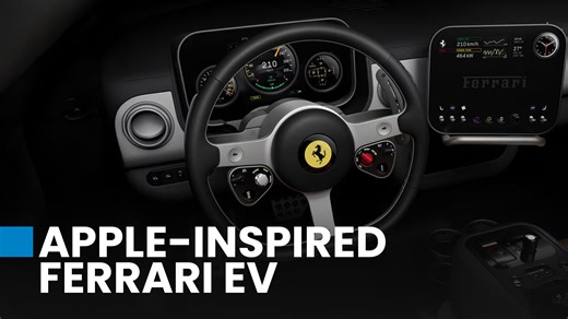 Ferrari’s first EV interior carries Apple design traces