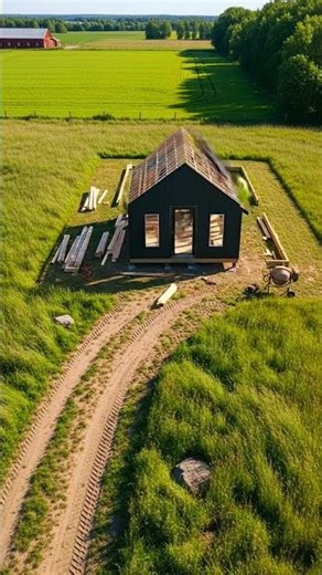 I Built an Off-Grid Solar Farm Hut From Scratch! 🌞⚡