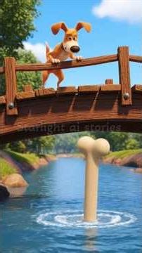 The Greedy Dog Story 🐶 | Moral Story for Kids | Starlight AI Stories