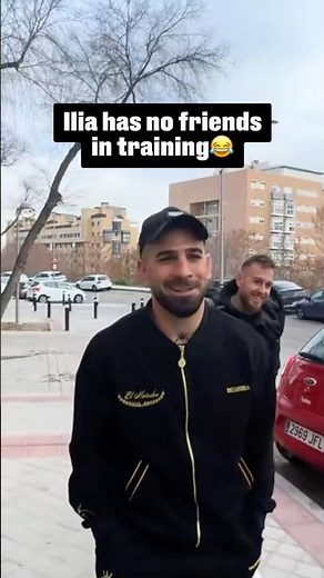 Merab and Ilia Topuria on their way to training😅