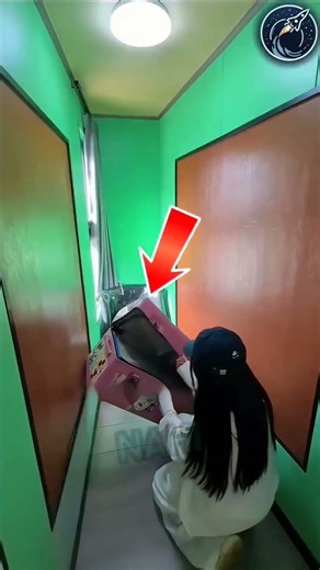 This girl went to Live in a Tiny 50 cm Hotel Room | But it was good 😱🫡 #respect #shorts #ytshorts