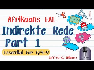 Master Indirekte Rede in Minutes! Afrikaans FAL for Exams| *PART 1* | Gr4-9| On-Screen Practice💪💡