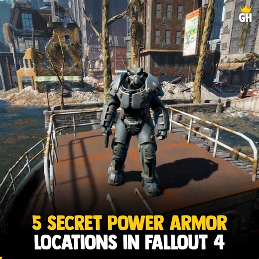 5 Easy to miss Power Armor Locations in Fallout 4! 👀 | GamingHero