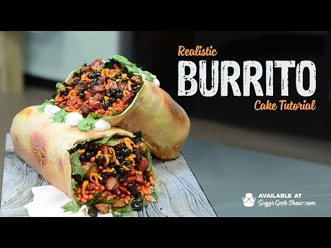Realistic Burrito Cake Promo