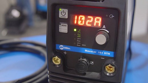 The NEW Maxstar® 161 power source offers TIG and stick capabilities in a portable package and with excellent arc performance. Learn more: | Miller Welders