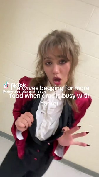 If you want to see this happen in real time come see Dracula… @7pm tonight!! #comeseedracula #viralvideo #fypシ #theatre #lovetheatre #relatable #womeninmalefields #food