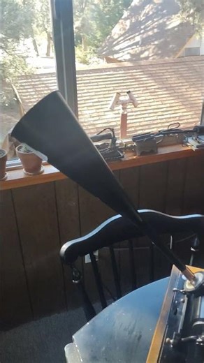 Plastic Oil Funnel as a Horn on an Edison Standard Model A Phonograph