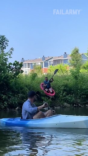 Kayaks always bring that big fail energy 🛶🤣 #kayak #fail