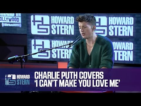 Charlie Puth Covers Bonnie Raitt’s “I Can’t Make You Love Me” Live on the Stern Show