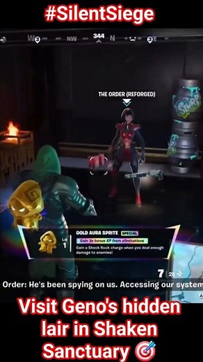 Finding Geno's Secret Lair in Fortnite Quest Done 😳#fortnite #gaming #youtubeshorts #fortniteclips