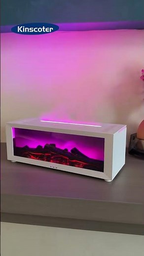 Upgrade your space today with the Faux Fireplace Flame Aroma Diffuser With Atmosphere of Relaxation