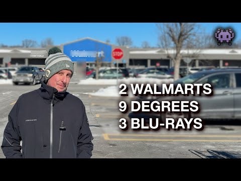 Walmart Physical Media Hunt in Brutal Cold. See the Pickups.