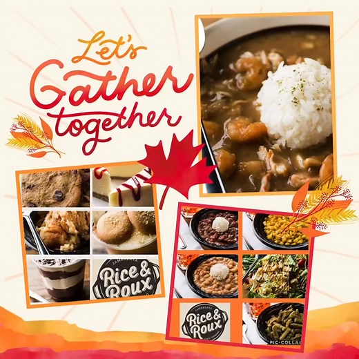 🐊🦃Let’s have a Cajun Thanksgiving! Let’s gather together! We have two Gumbos, Jambalaya and Pastalaya, all your favorite homemade sides and delicious desserts on our menu. 🦃 🎃🎉Order today at riceandroux.com. (Closed Thanksgiving. Pick up catering orders by 7:00 pm Wednesday.) | Rice & Roux