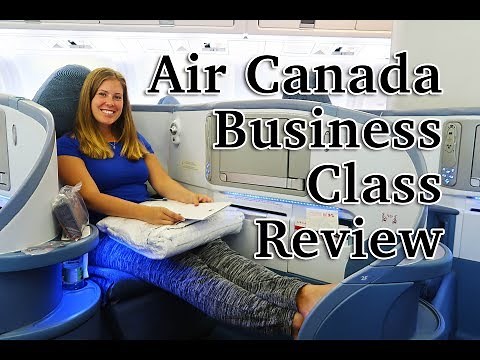 AIR CANADA BUSINESS CLASS REVIEW - 'Pod seating'