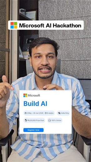 Microsoft Build AI Hackathon 2026, Apply Now #ai #hackathon #microsoft
