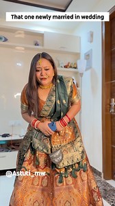 7.6M views · 51K reactions | That one newly married in wedding..#marriage #wedding #weddingcomedy #weddingmemes #rishtedaar #relatives #newlyweds #comedy #funny #funnyreel #funnyvideo #reelsinstagram #reels #reelitfeelit #reelkarofeelkaro #shareifyourelate | Astuti anand | Facebook