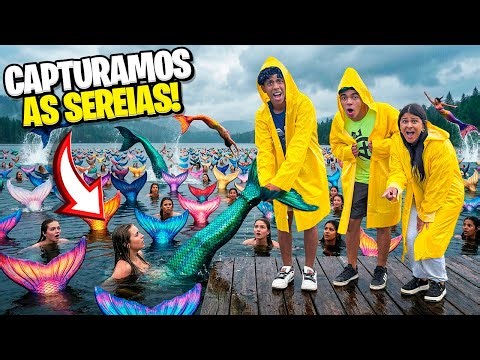 The lake is infested with mermaids! We went to catch them 😨