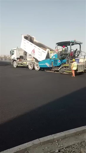 Asphalt road construction is a multi-step process for creating durable, flexible pavements. It begins with site preparation, involving grading and compacting the ground to create a stable foundation.… | Sanat Maurya