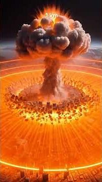 How Large an Area Can an Atomic Bomb Destroy? | Hiroshima Nuclear Blast Explained